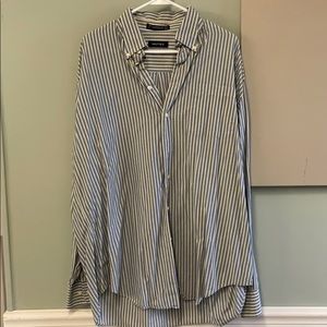 Nautica long sleeve button up 17 neck 36/7 slv